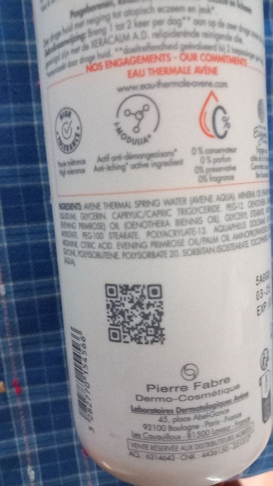 Avène Avene Xeracalm Ad Relipidising Balm 400 Ml (4)