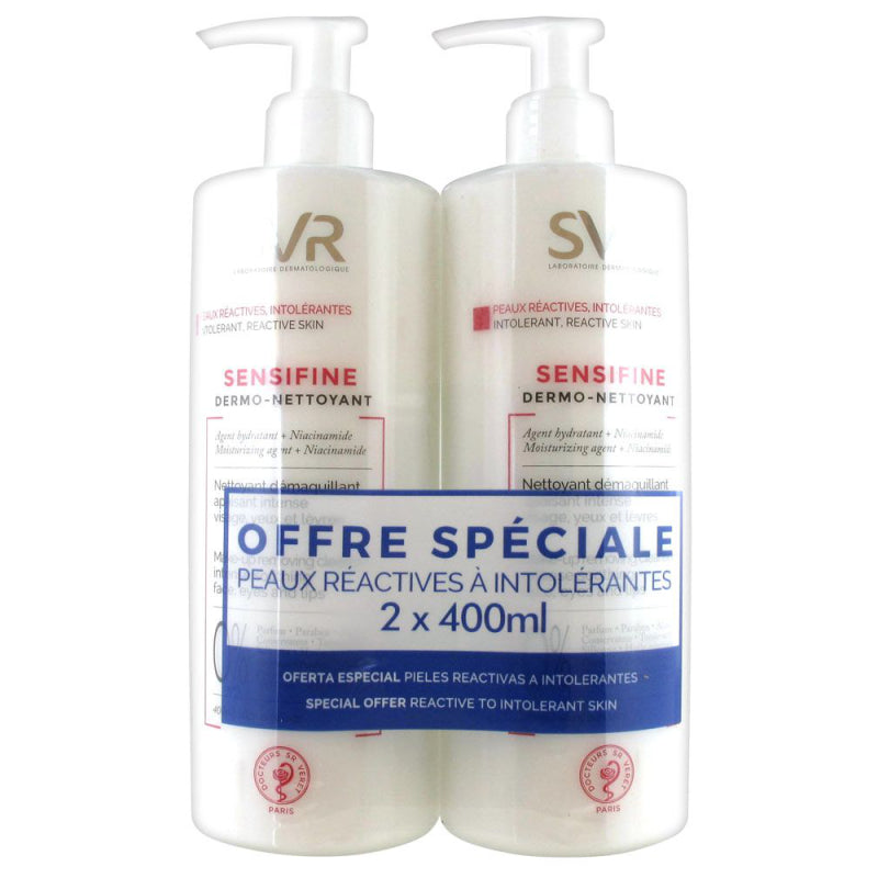 SVR Sensifine Dermo-nettoyant - Lot De 2 X 400ml