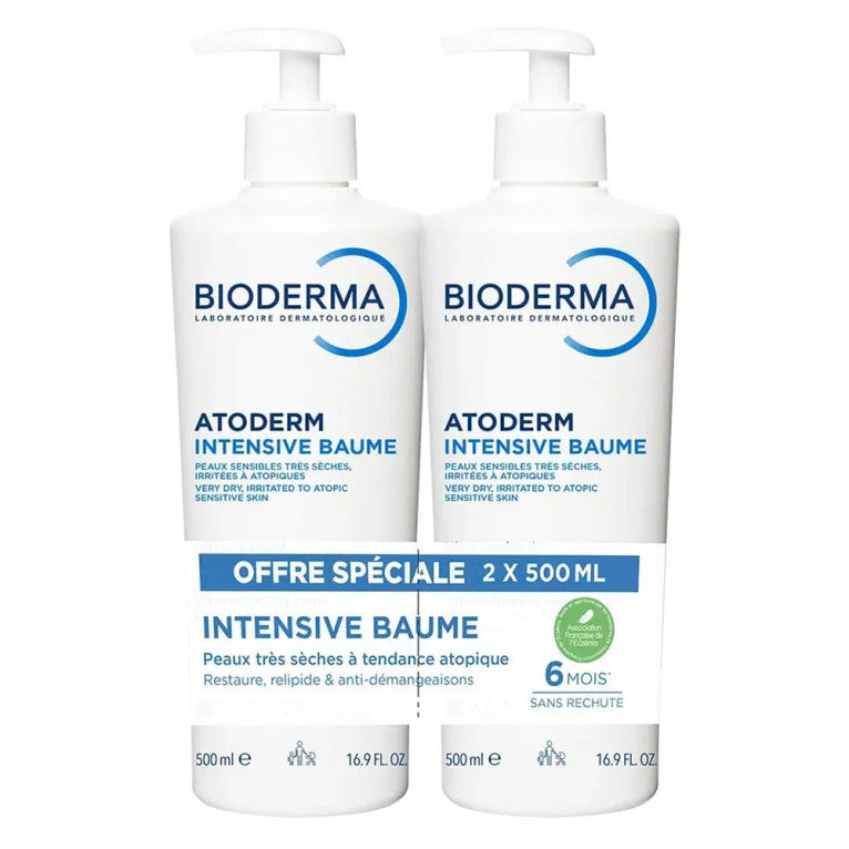 Bioderma Atoderm Intensive Baume 2 X 500ml
