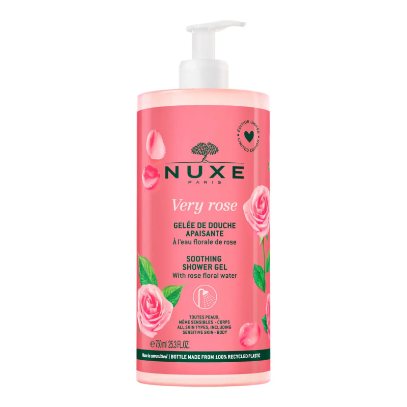 Nuxe Very Rose Soothing Shower Gel 750 Ml
