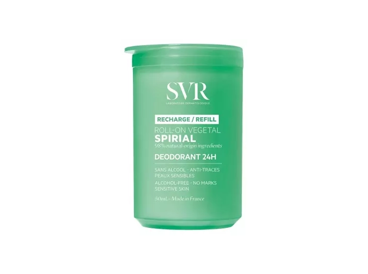 SVR Spirial Recharge Roll-On Végétal Déodorant 24h - 50ml