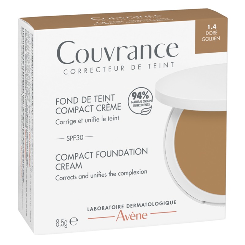 Avène Couvrance Compact Foundation SPF30 8.5 G - Colour: 1.4 Golden