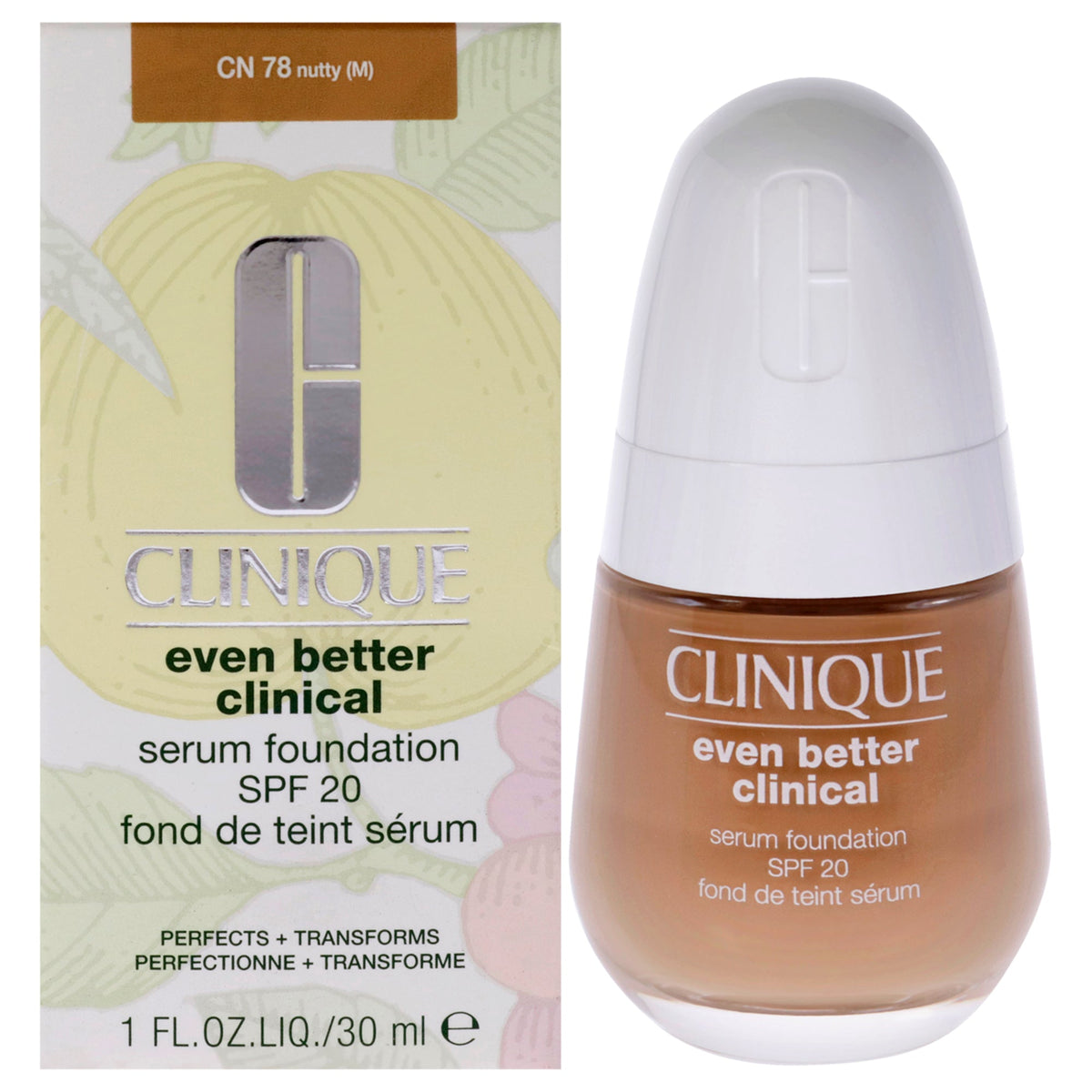 Clinique Even Better Clinical Serum Foundation SPF20 CN78 Nutty 30ml