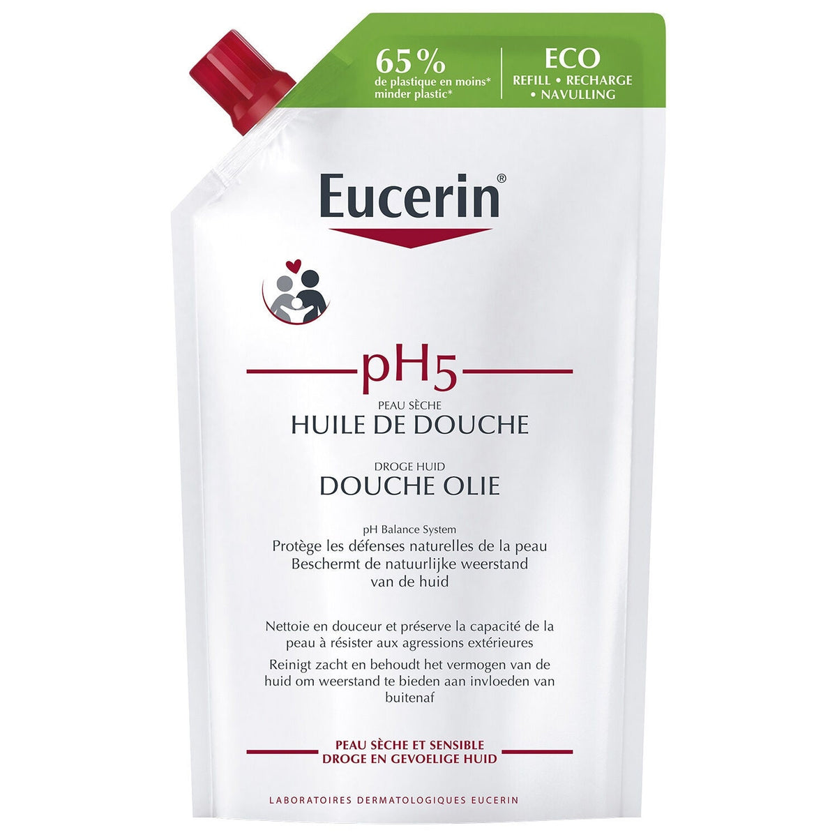 Eucerin Ph5 Huile De Douche Eco-recharge 400 Ml