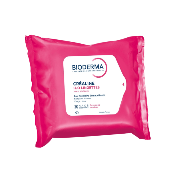 Bioderma Créaline H2O Lingettes X25