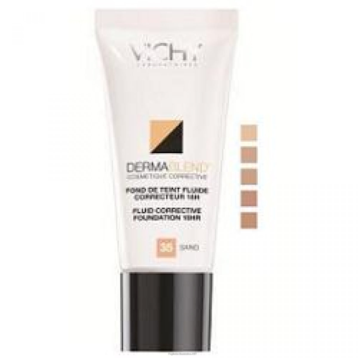 Vichy Dermablend Fluid Foundation Concealer 55 Bronze Spf 35 30 Ml