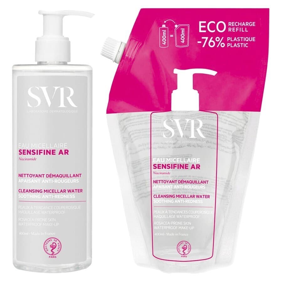 SVR Sensifine AR Micellair Water 400ml+ Navulling 400ml (2)