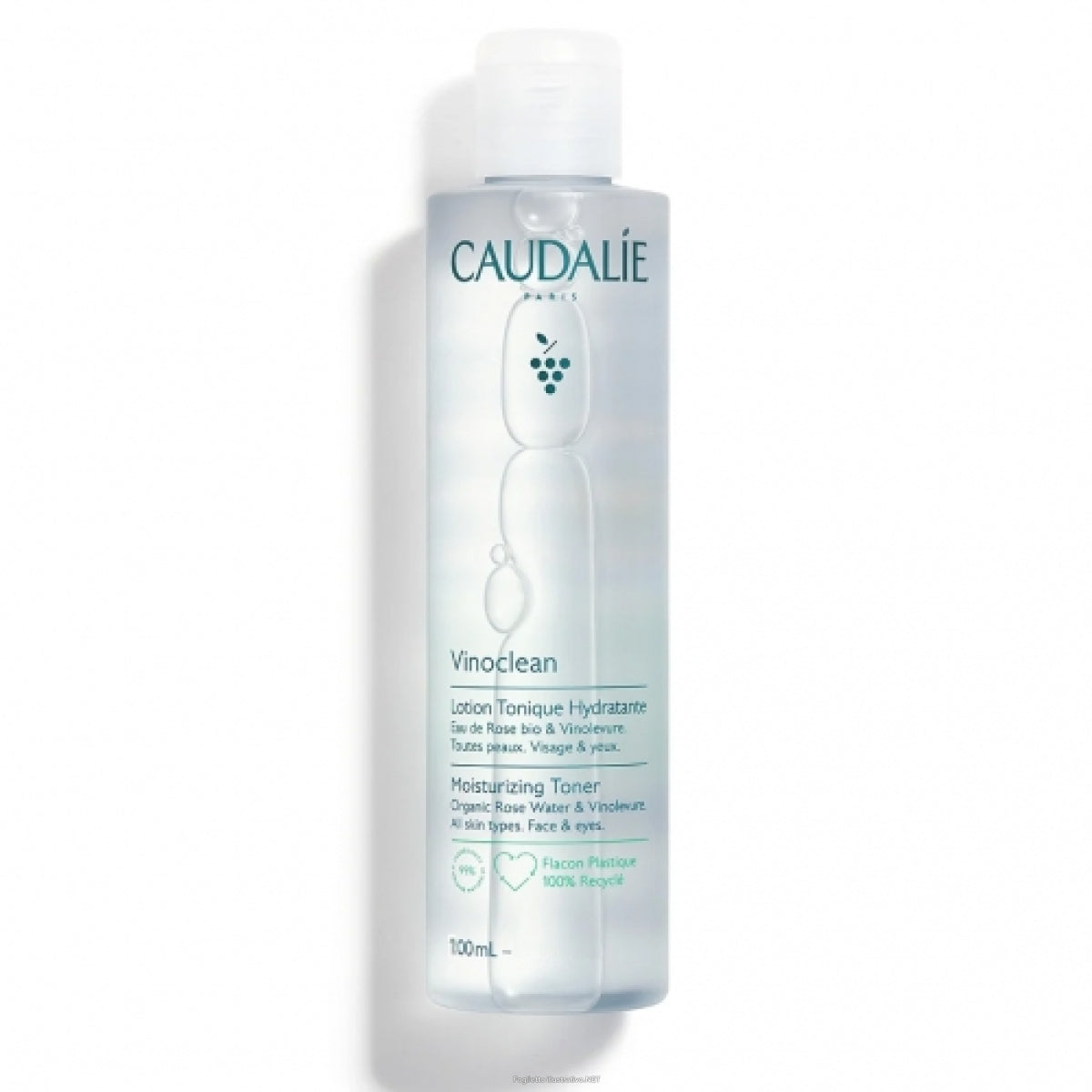 Caudalie Vinoclean Moisturizing Toner Tonic Face Removal Lotion - Eyes 200ml