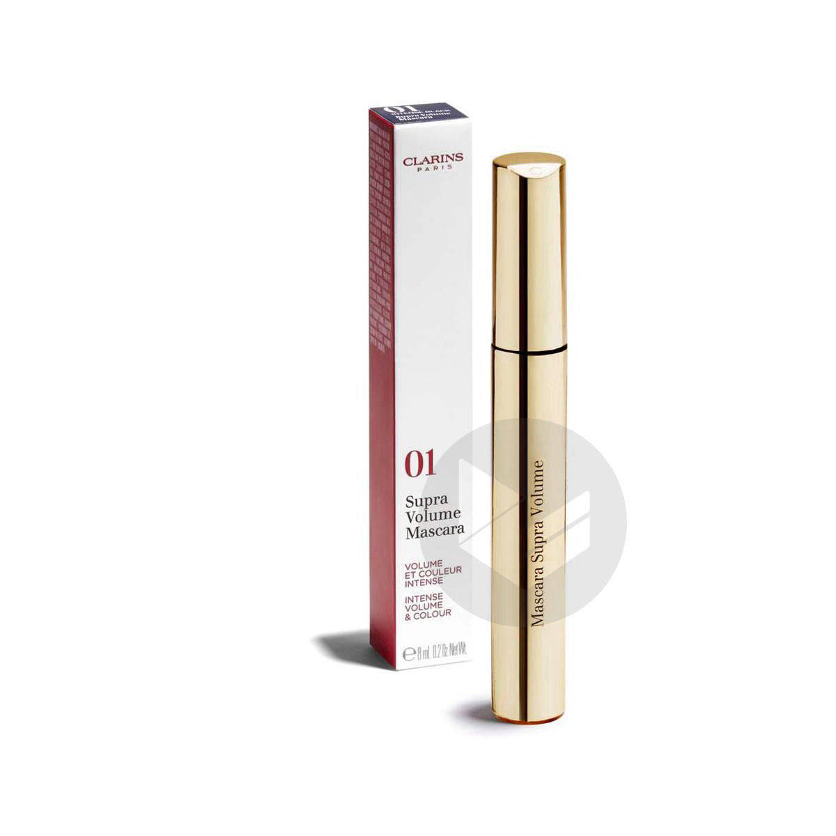 Clarins Supra Volume Mascara 01 Intense Black 8 Ml