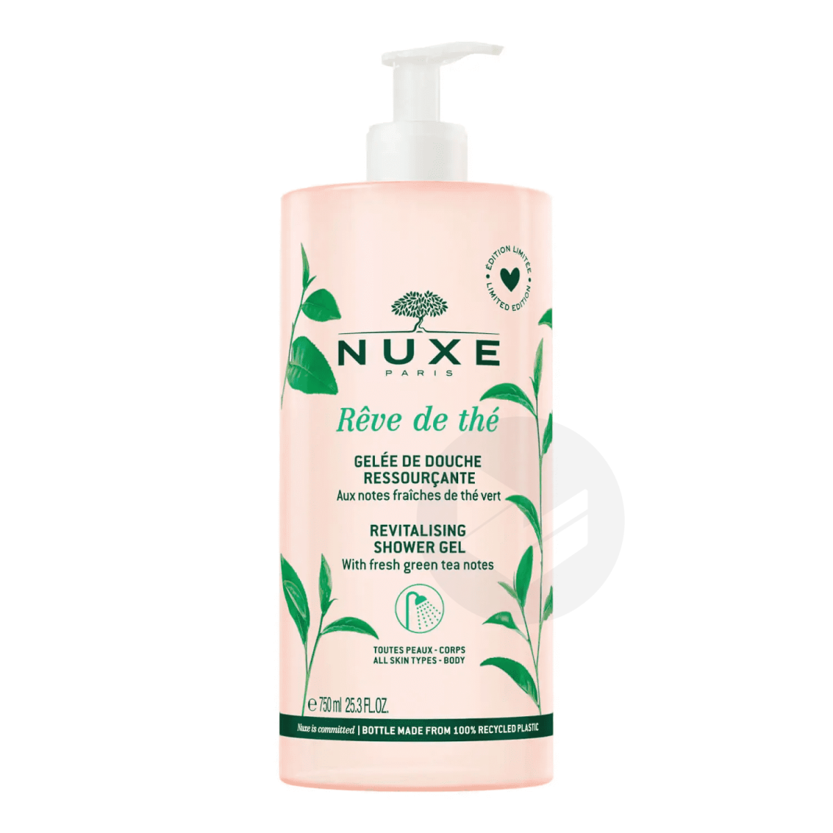 Nuxe Body Reve De The Revitalising Shower Gel 750 Ml
