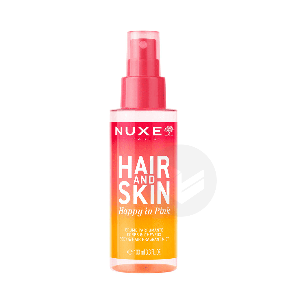 Nuxe Hair &amp; Skin Happy In Pink Body Mist 100 Ml