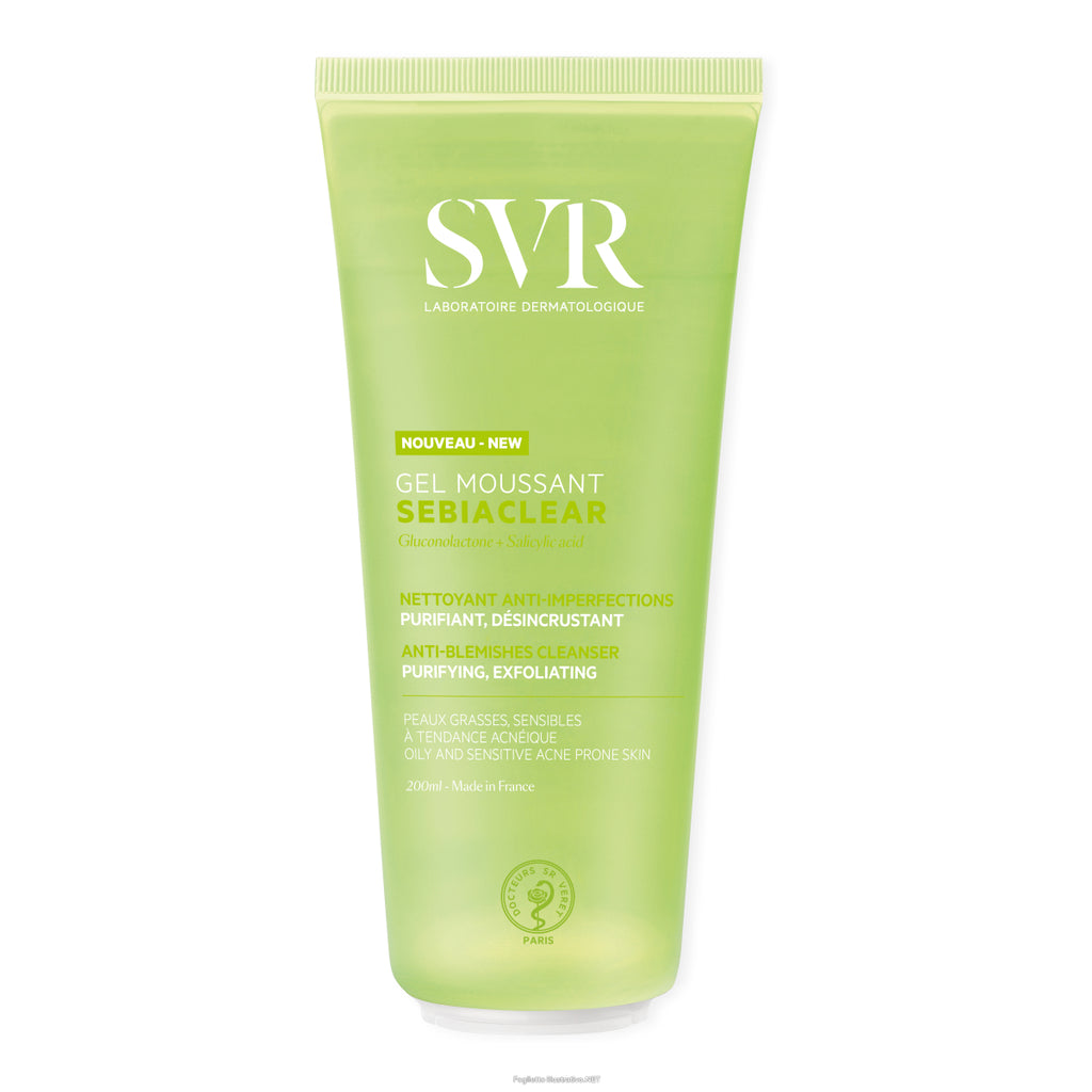 SVR Sebiaclear Soap-Free Foaming Cleansing Gel 55 Ml