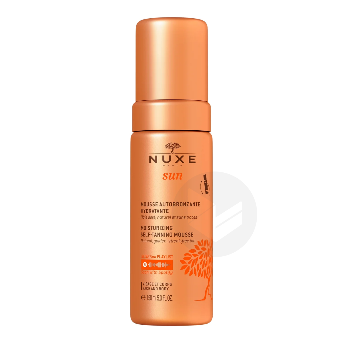 Nuxe Sun Moisturizing Self Tanning Mousse 150 Ml