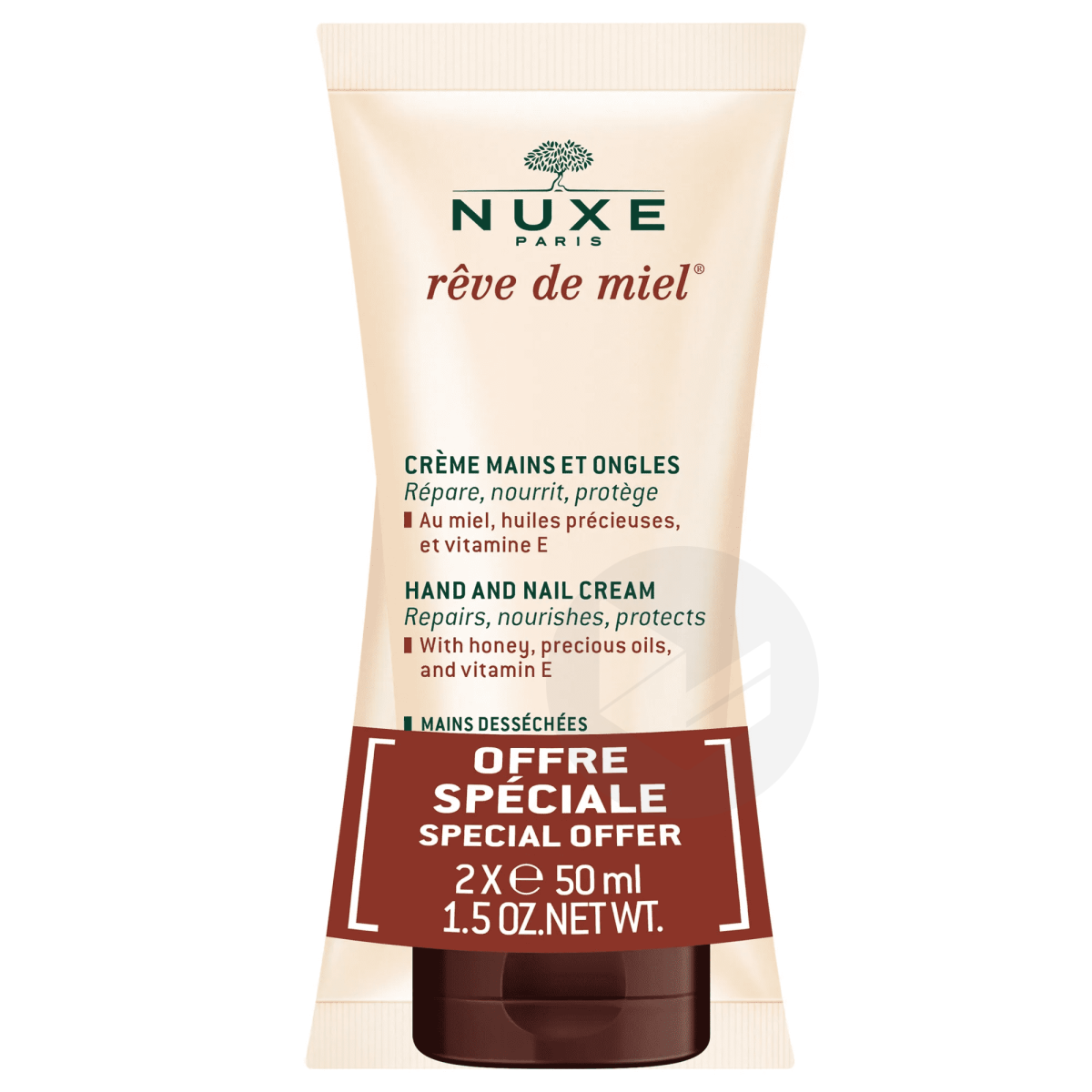 Nuxe Reve De Miel Hand And Nail Cream Duo 2X50ml