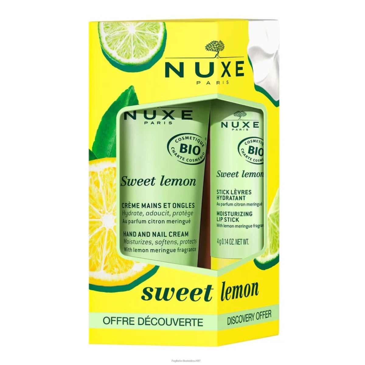 Nuxe Sweet Lemon Stick Lip Balm + Hand Cream 30 Ml