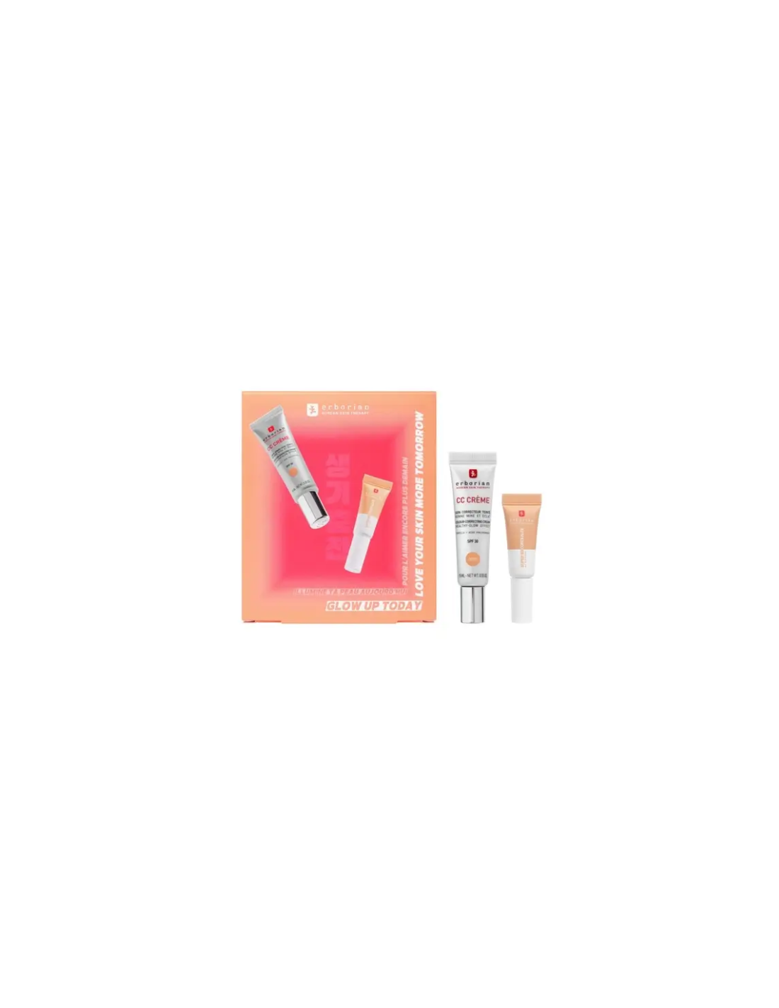 Erborian CC Cream Doré 15 Ml + Super BB Corrector Clair 3 Ml