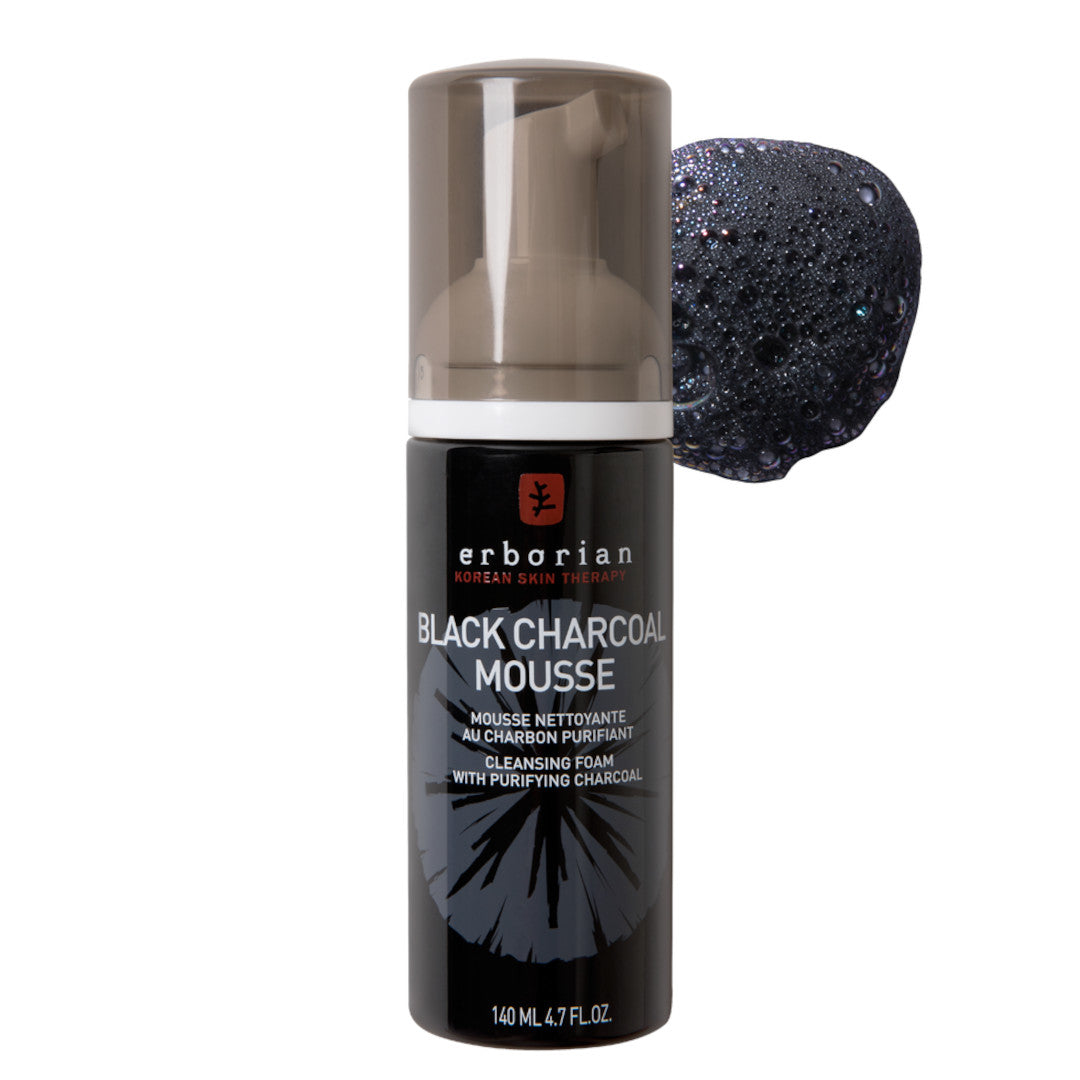 Erborian Black Charcoal Mousse Cleansing Foam 140 Ml