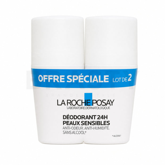 La Roche-Posay Déodorant Peaux Sensibles 24h 2 X 50ml