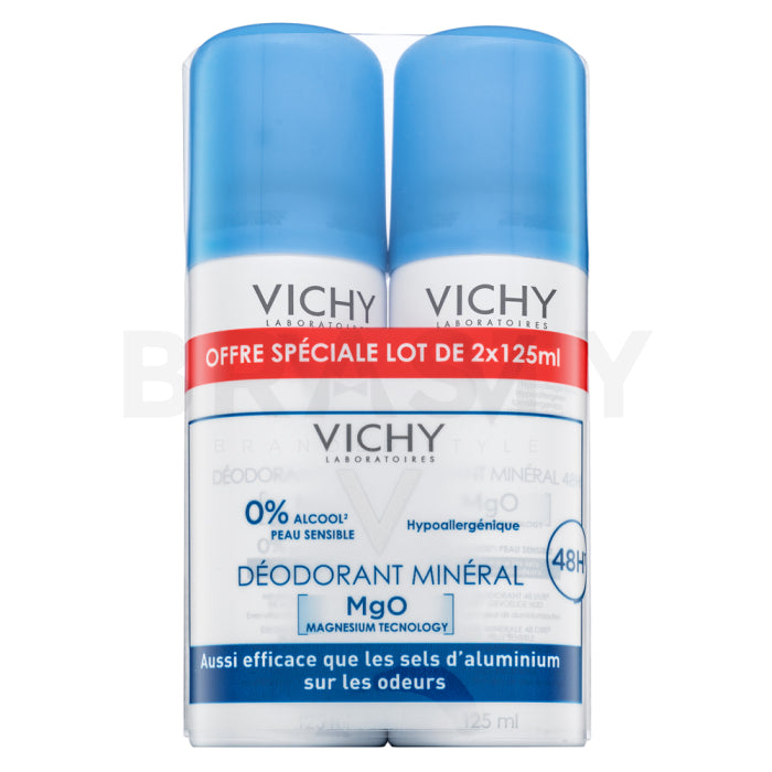 Laboratoires VICHY Mineral Deodorant Spray 48h 2 X 125 Ml