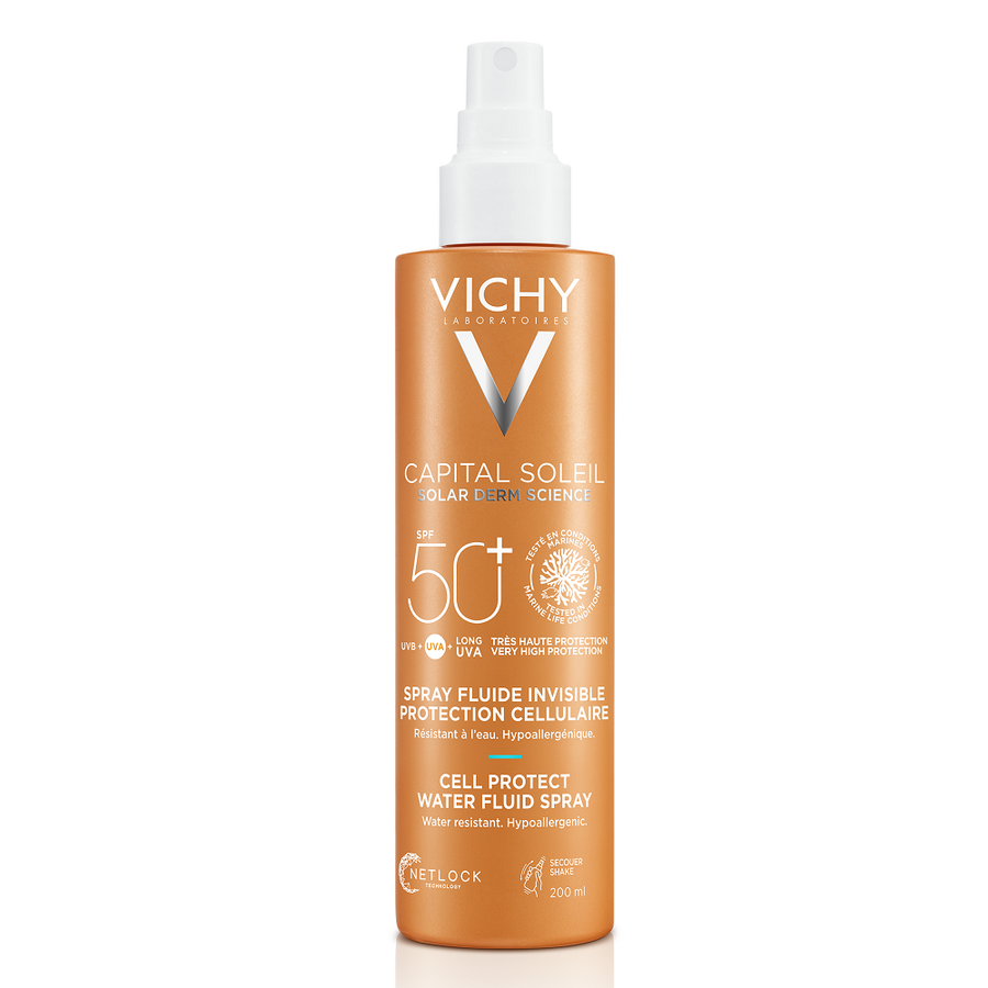 Vichy Capital Soleil Cell Protect Water Fluid Spray SPF50+ 200 Ml