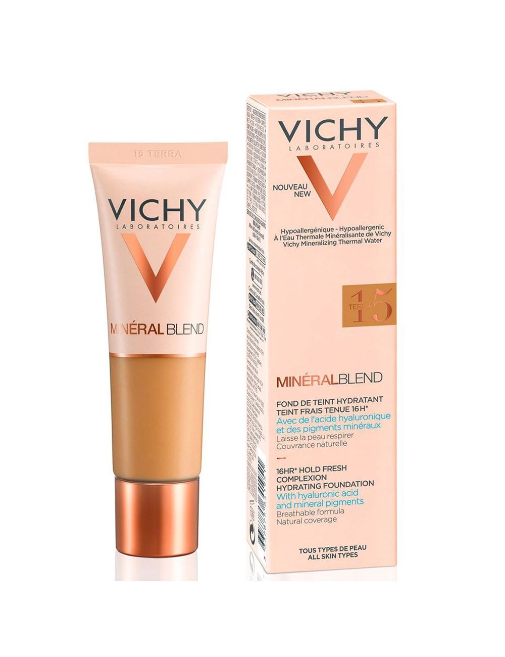 Vichy Mineral Blend Make-Up Fluid 15 Terra, 30mL
