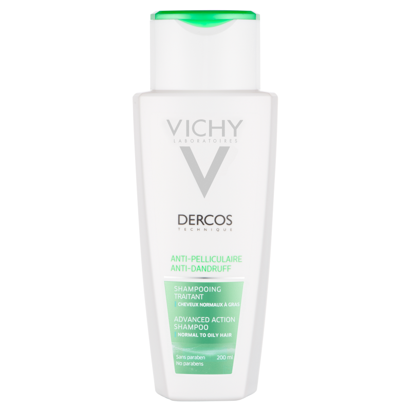 Vichy Dercos Anti Dandruff Purifying Scalp Shampoo For Normal To Oily Hair 200ml