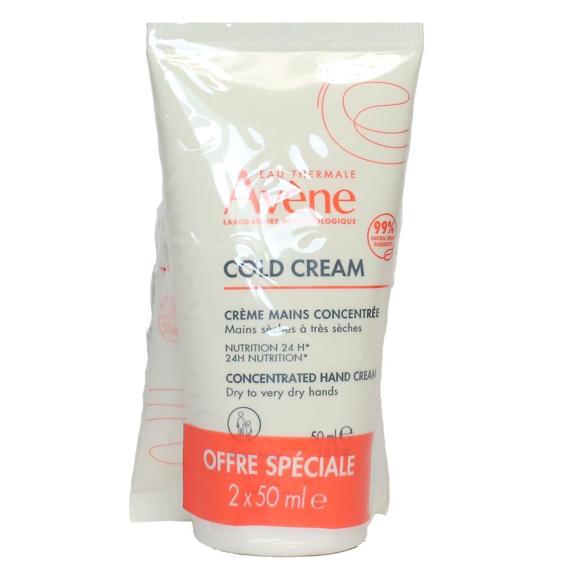Avène Cold Cream Crème Mains Concentrée 2x50ml (2)