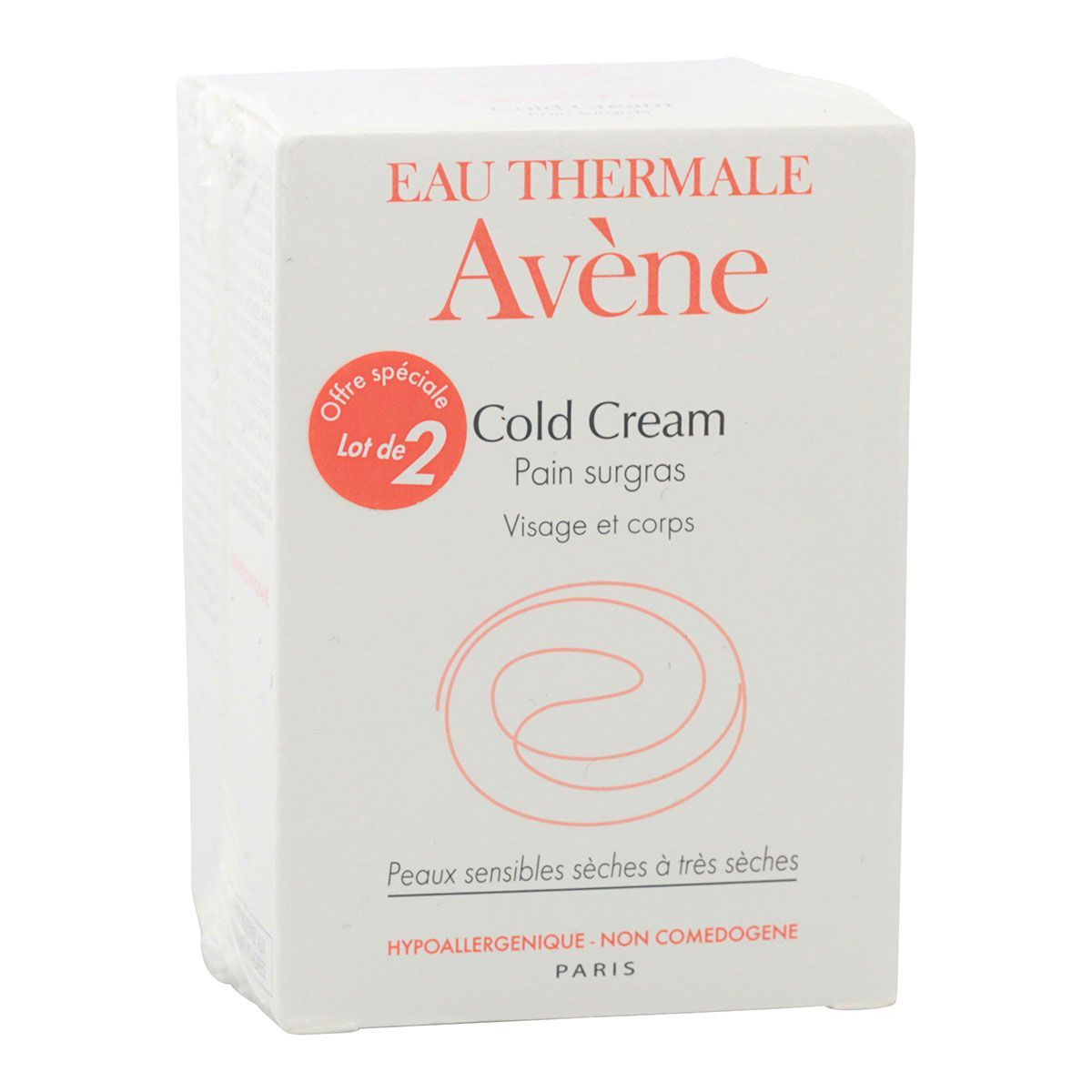 Avene Cold Cream Ultra-rich Soap Free Cleansing Bar X2. Avène. Shipping Included (3)