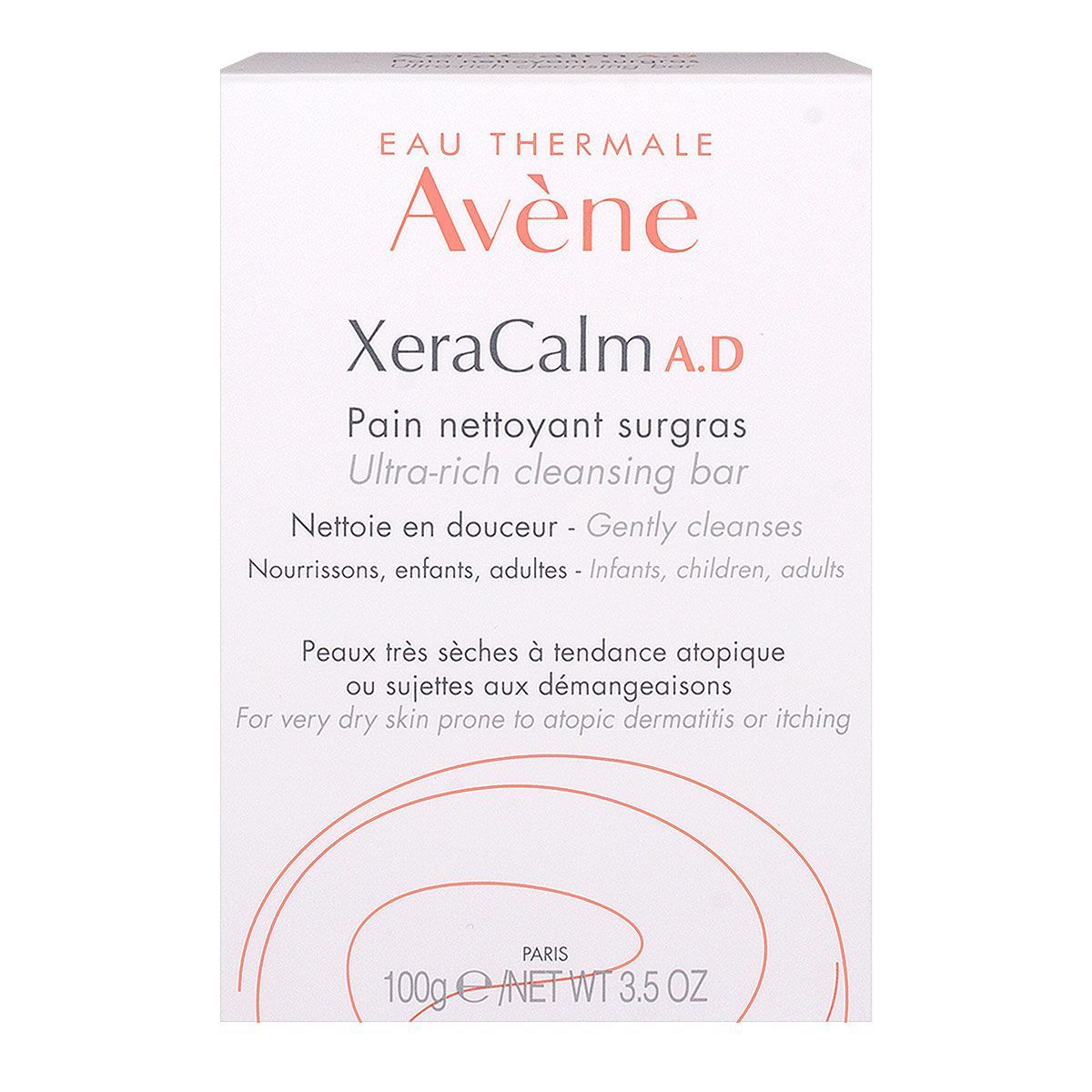 Avene XeraCalm AD Ultra Rich Cleansing Bar 100 G Soap (2)