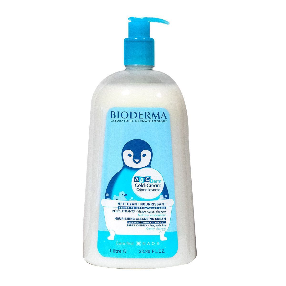 Bioderma Abcderm Cold Cream Crème Lavante, 1L (2)