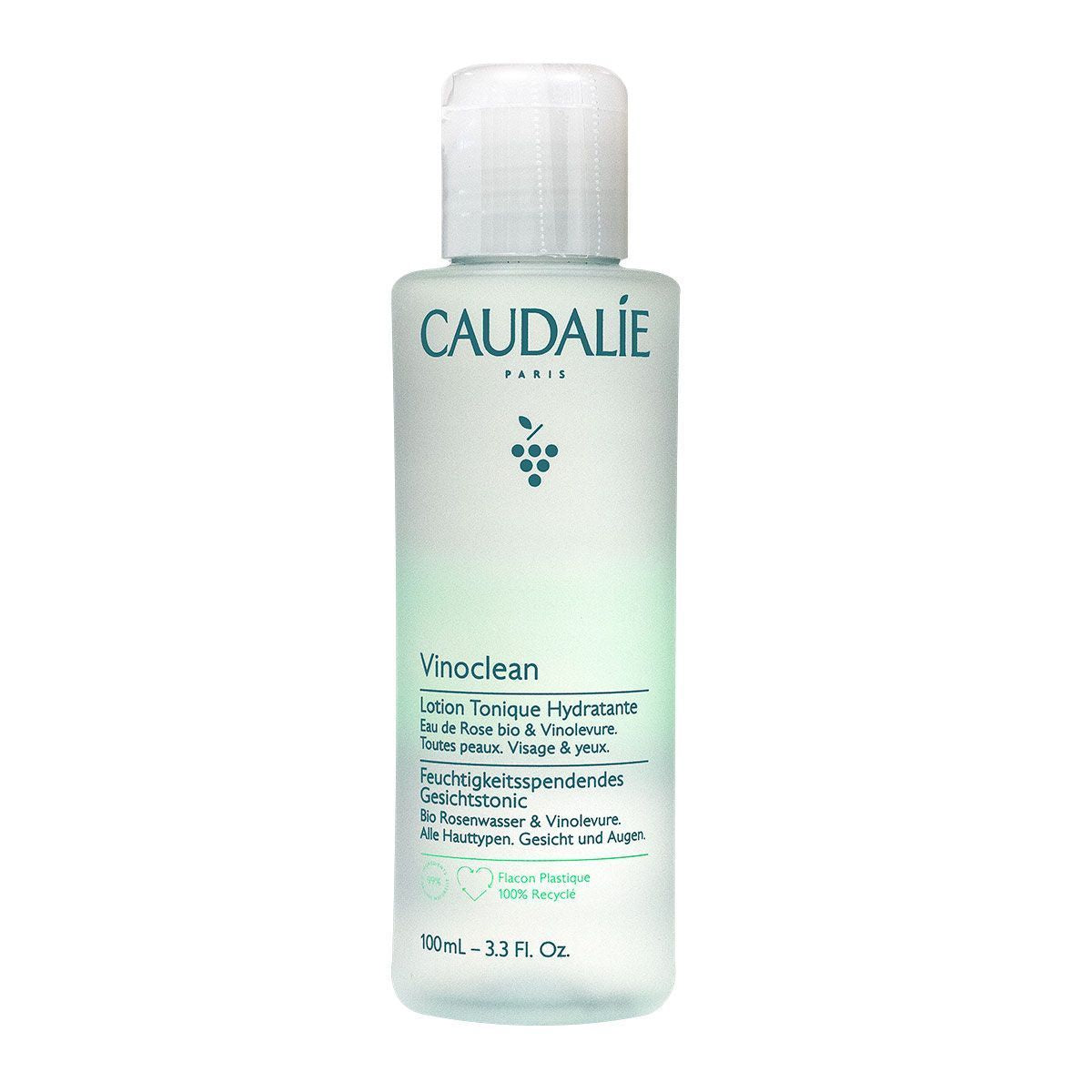 Caudalie Vinoclean Moisturizing Toner Tonic Face Removal Lotion - Eyes 200ml (2)