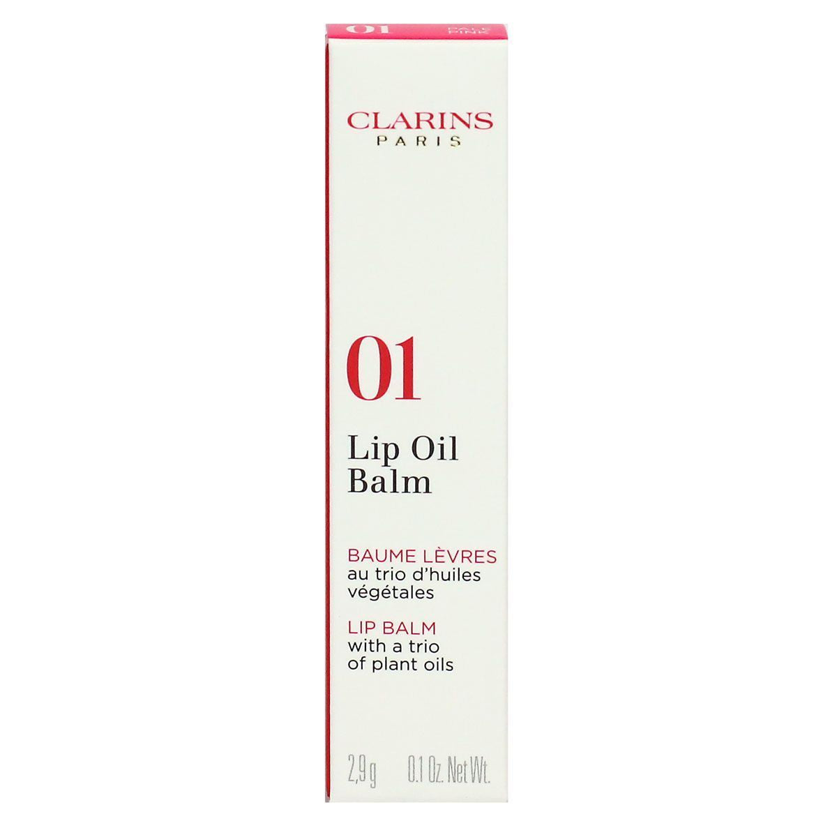Clarins Lip Oil Balm - # 01 Pale Pink - 2.9g (2)