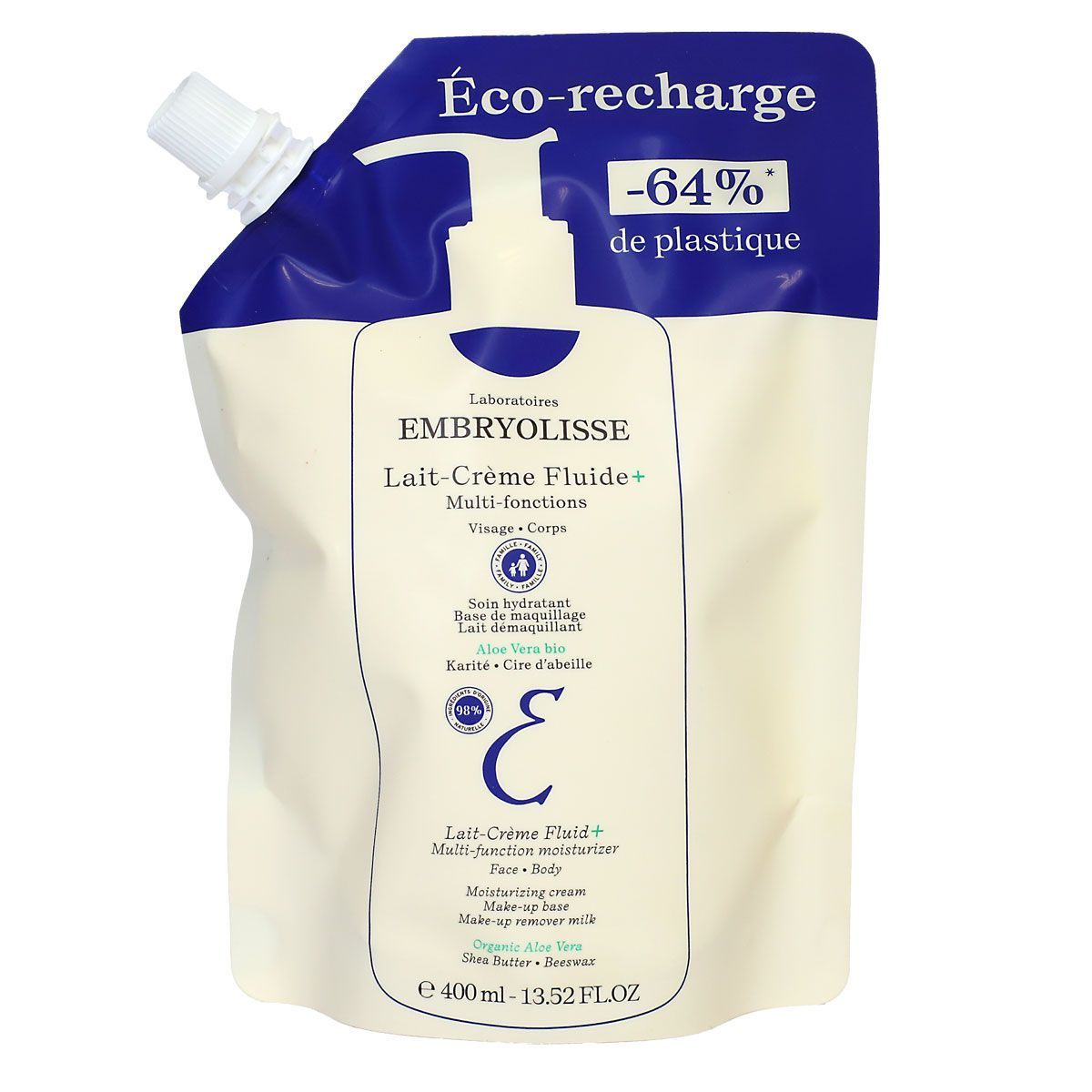 Embryolisse Lait-Crème Fluide Eco-Recarga 400 Ml (2)