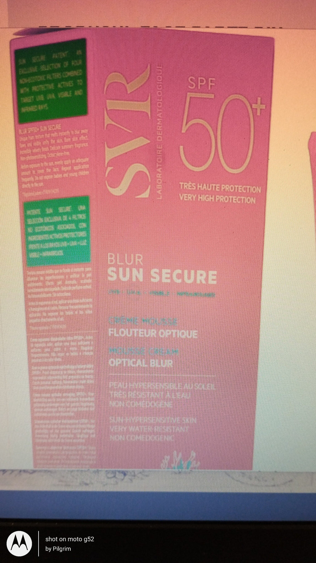 SVR Sun Secure Gelcreme SPF50+ Mousse Cream Optical Blur 50 Ml (5)