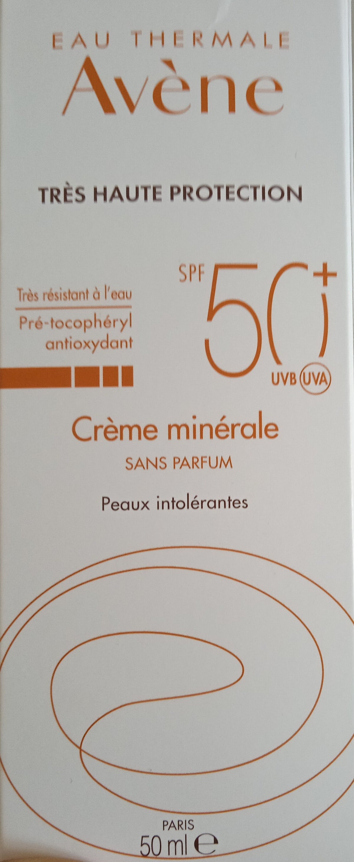 Avène Sun Care SPF50+ Mineral Cream For Face 50ml (5)