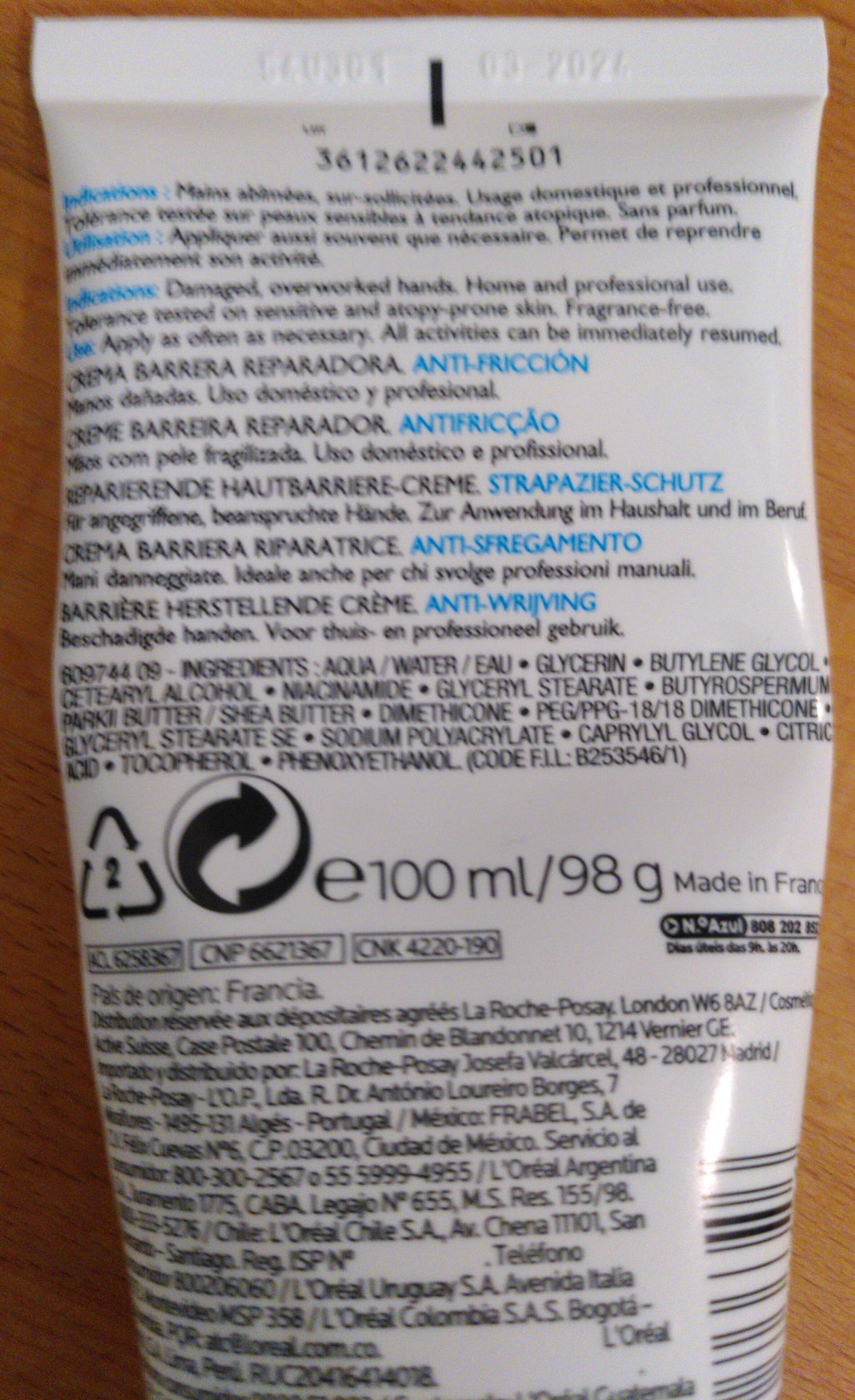 La Roche Posay Cicaplast Mains Hand Cream 100 Ml (5)