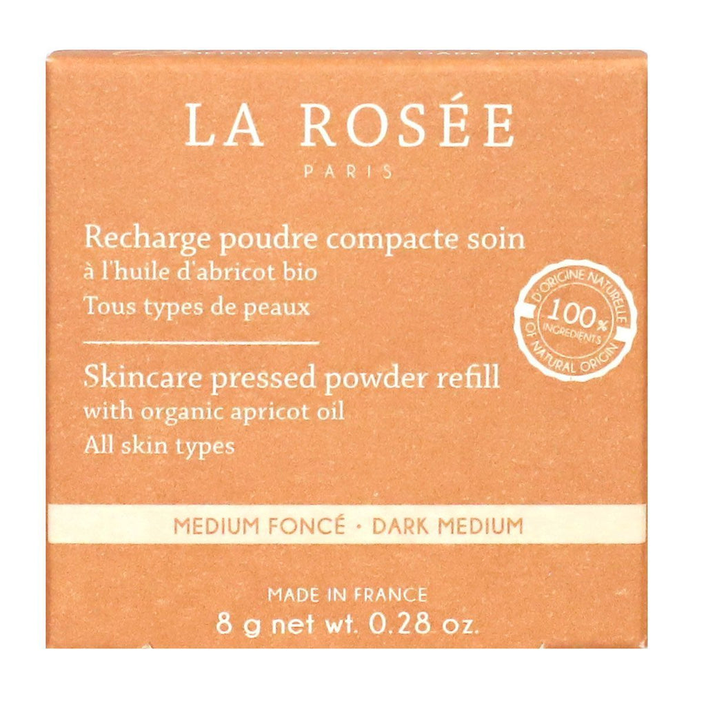 La Rosée Recharge Poudre Compacte Soin Teint : 03 Medium Foncé 8g (2)