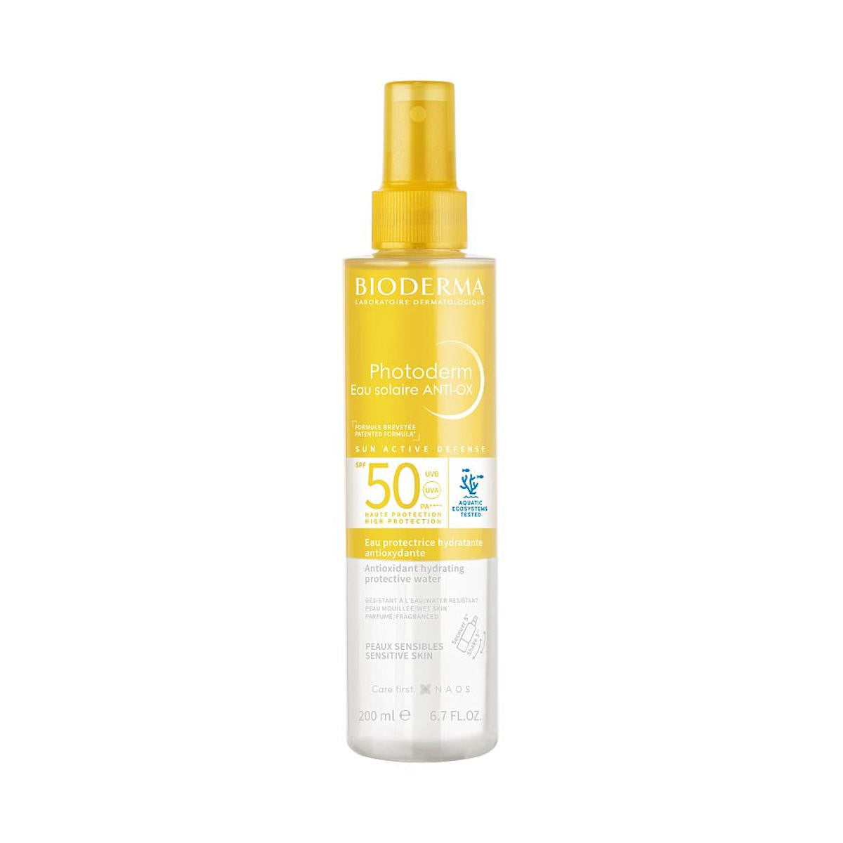 Bioderma Photoderm Eau Solaire Anti-Ox SPF 50 1 Spray 200 Ml