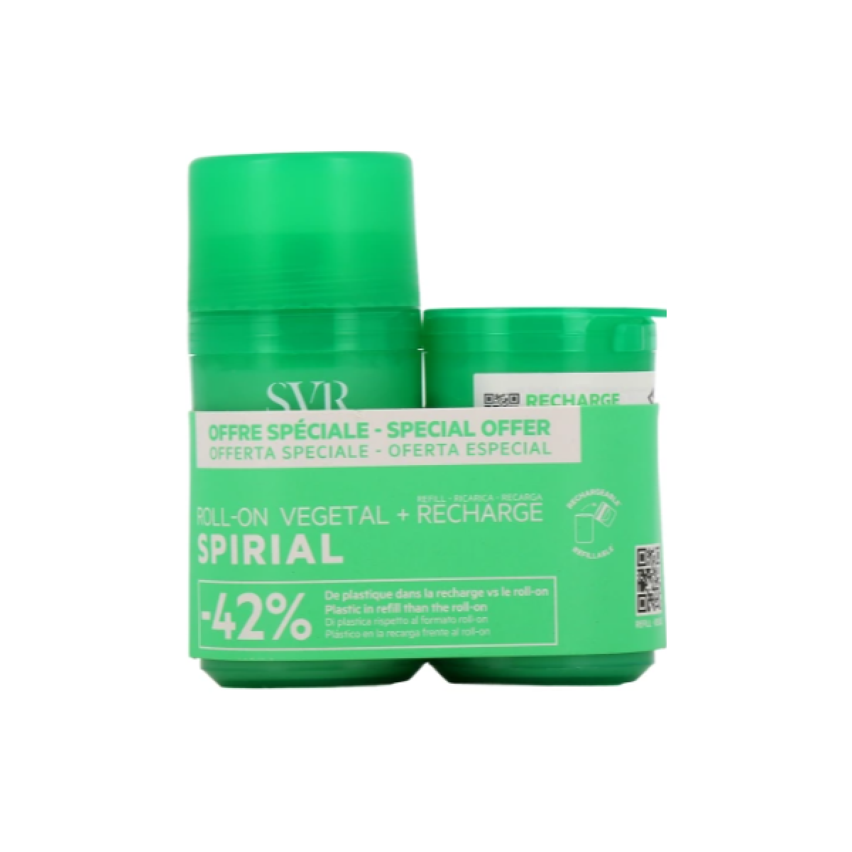 SVR Spirial Recharge Roll-On Végétal Déodorant 24h - 50ml (2)