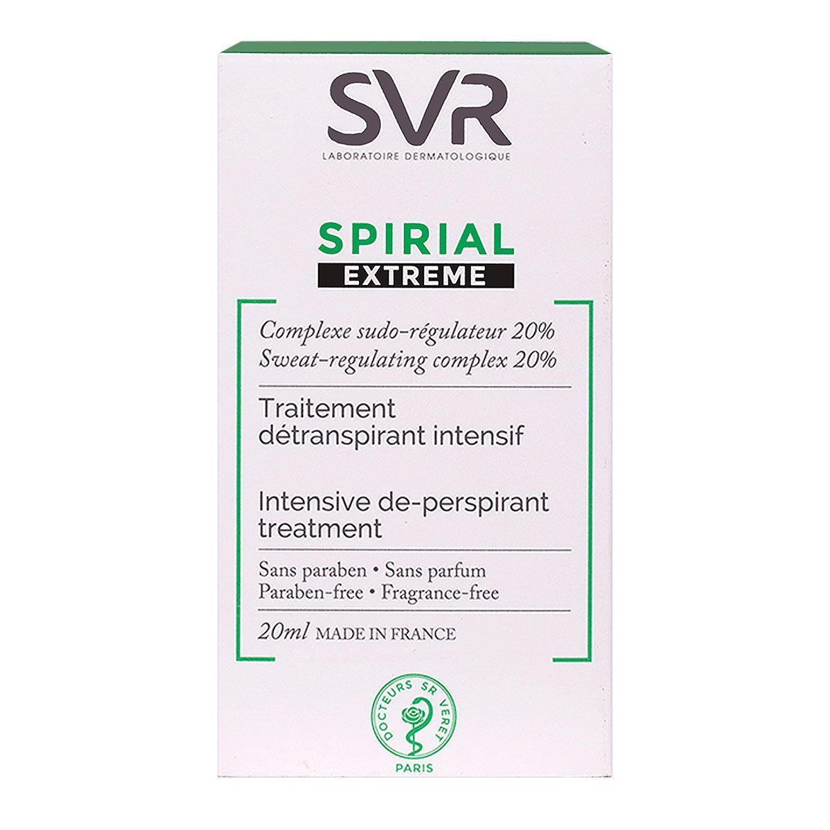 SVR Spirial Extreme Intensive Deperspirant Treatment 20 Ml (2)