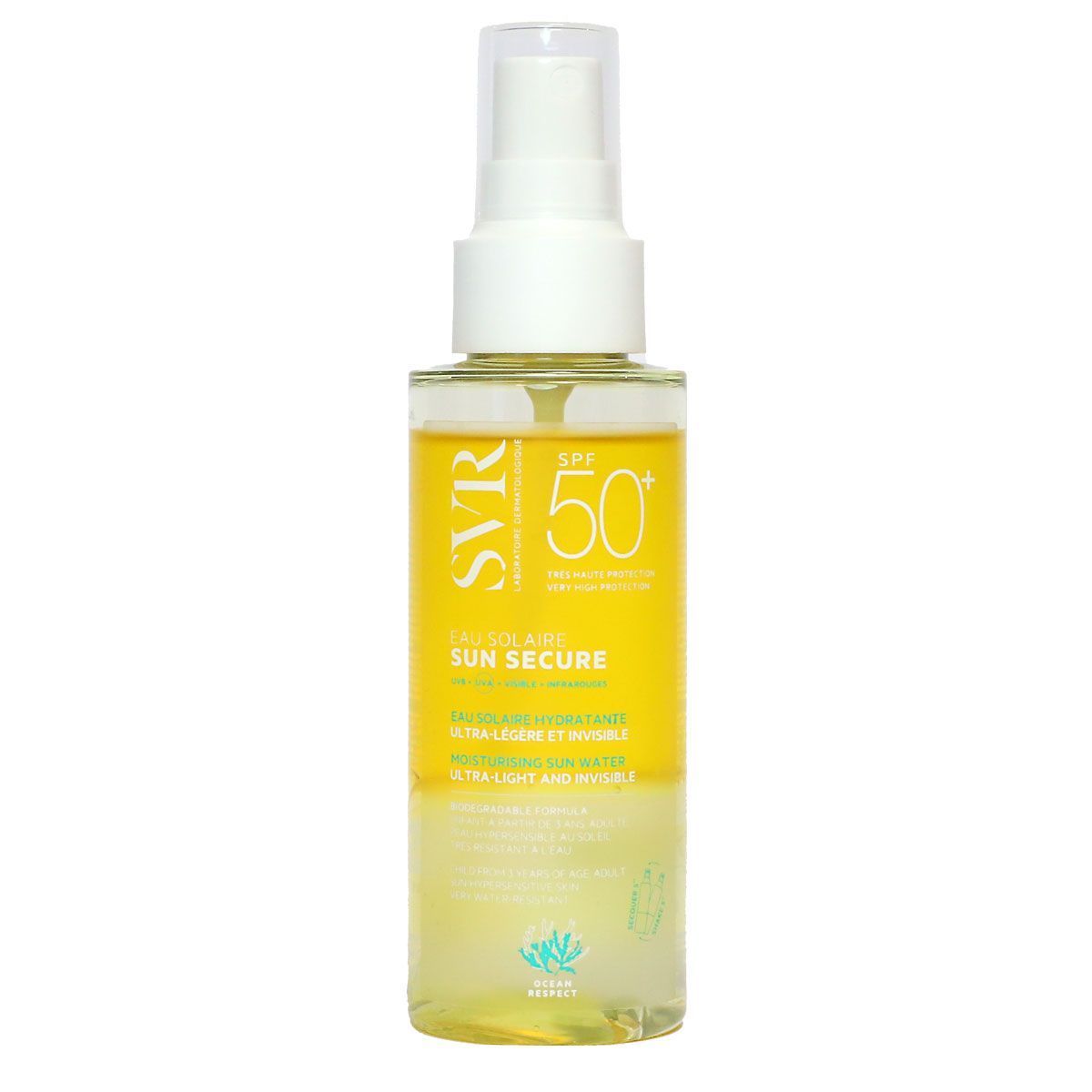 SVR Sun Secure Glow Eau Solaire Pailletée SPF50+, 100ml (2)