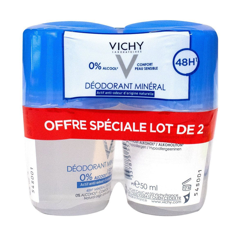 Vichy 48H Mineral Deodorant Roll-On 50ml (2)