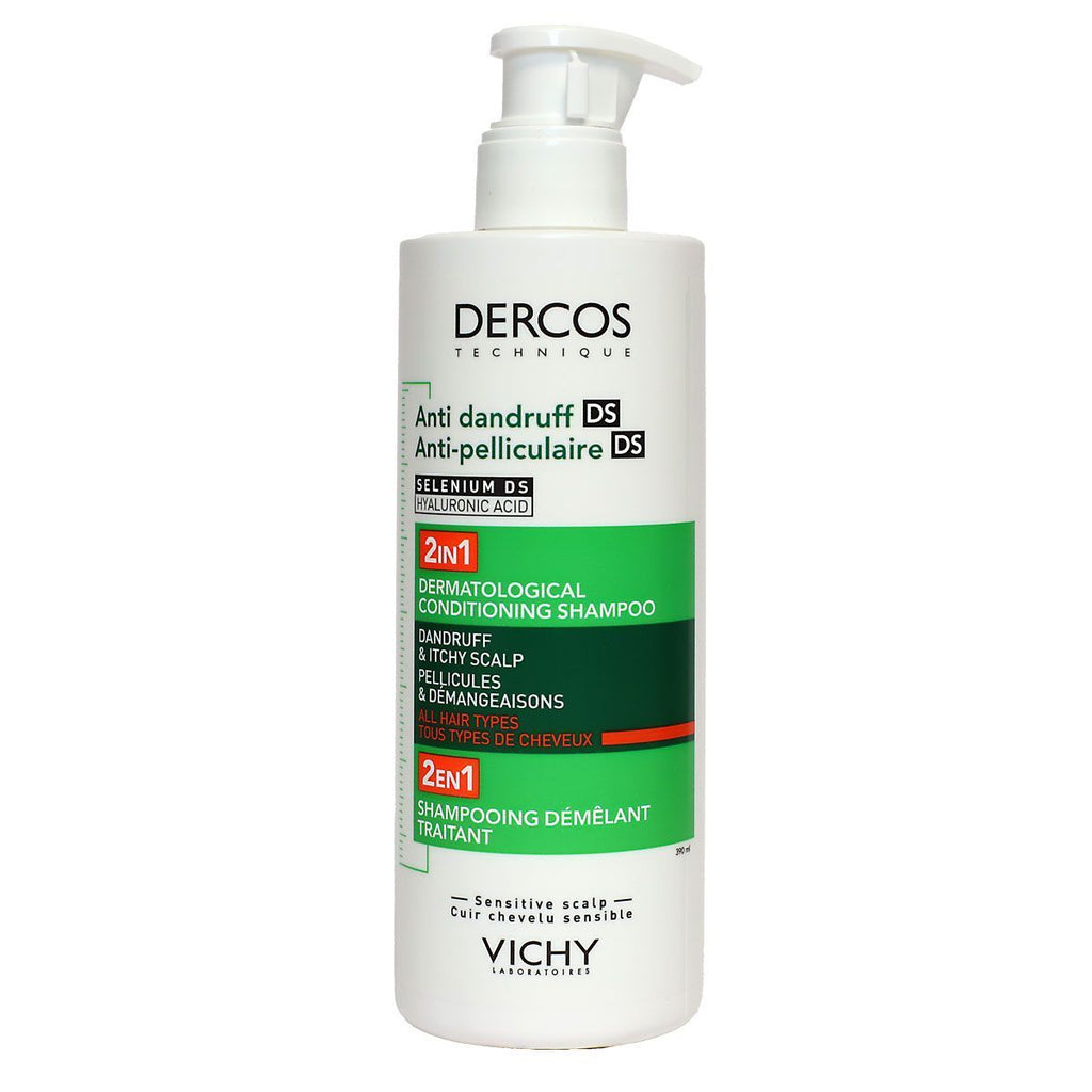Vichy Shampoo And Conditioner 2 In 1 Anti Dandruff DS (Dermatological Conditioning Shampoo) 390 Ml (2)