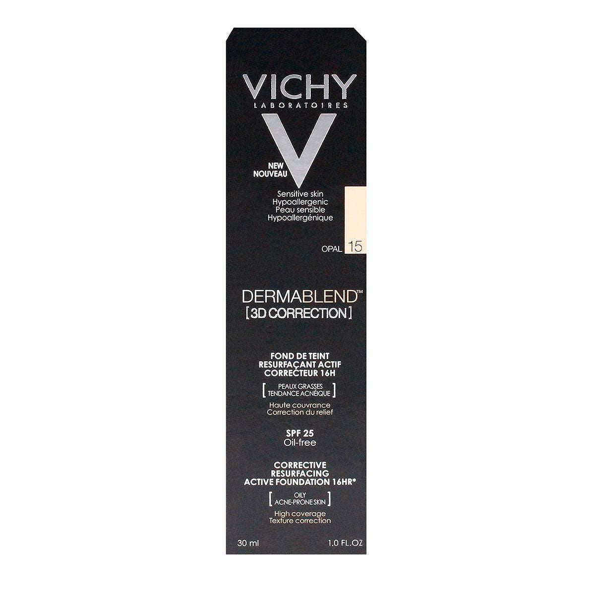 Vichy Dermablend 3D Correction 16 H Nº25 Nude De 30 Ml (2)