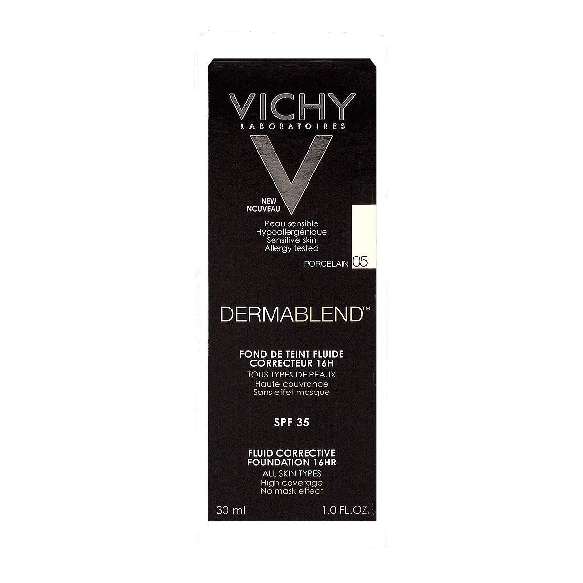 Vichy Dermablend Fluid Foundation Concealer 55 Bronze Spf 35 30 Ml (2)