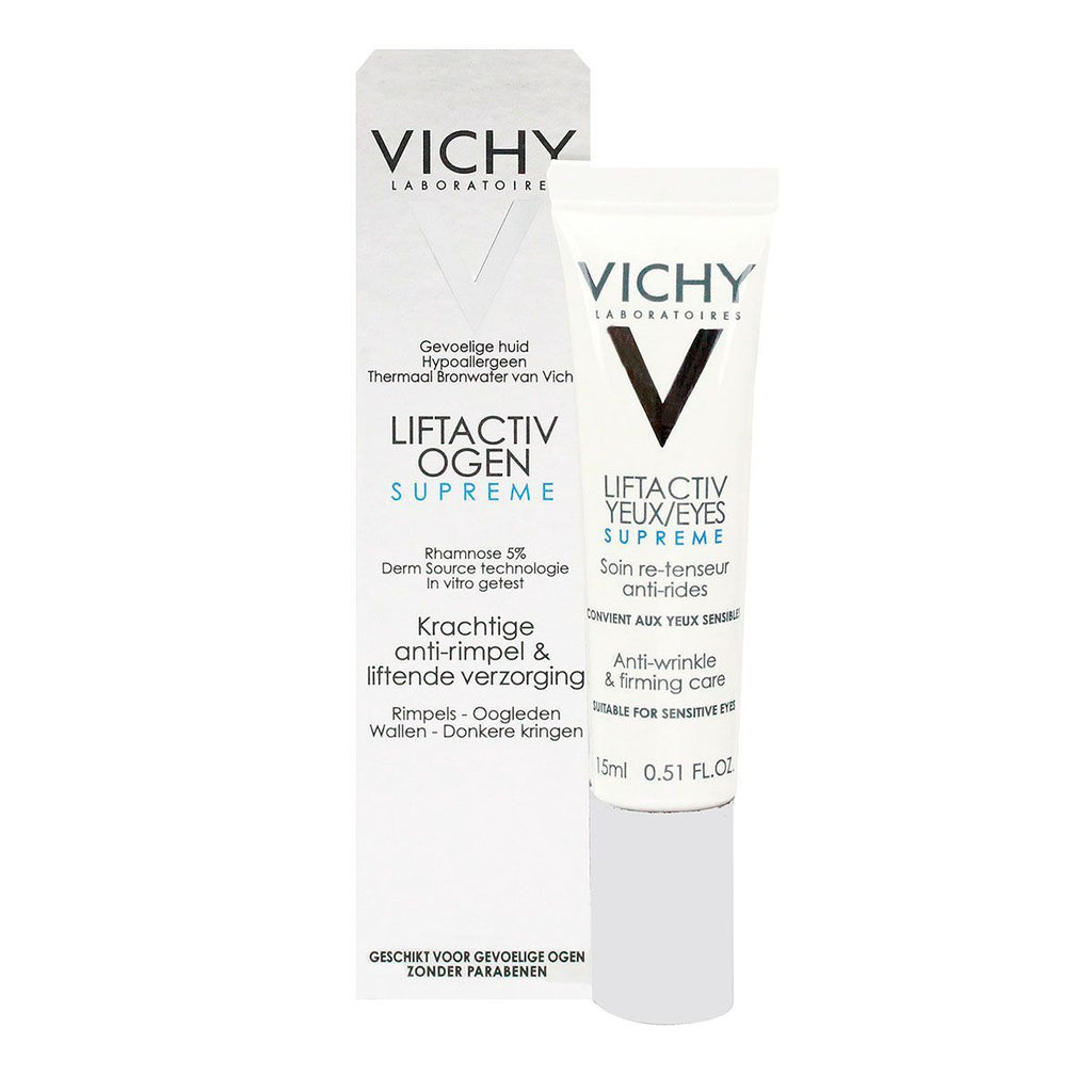 Vichy Liftactiv Supreme Eyes Anti-Wrinkle &amp; Firming Eye Cream Moisturizer 15 mL (2)
