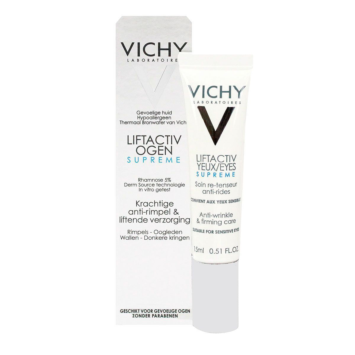 Vichy Liftactiv Supreme Eyes Anti-Wrinkle &amp; Firming Eye Cream Moisturizer 15 mL (2)